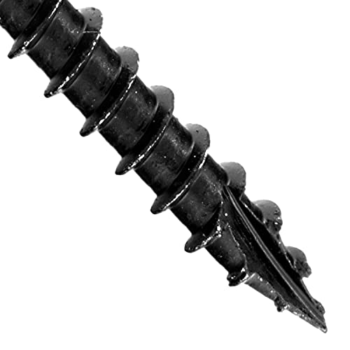 Jake Sales #14 X 14 Heavy Duty Black Timber/Log/Landscaping Wood Screws - Exterior Coated Heavy Duty Screws (50 Count - Heavy Duty Black Log Wood Screws) - Image 4
