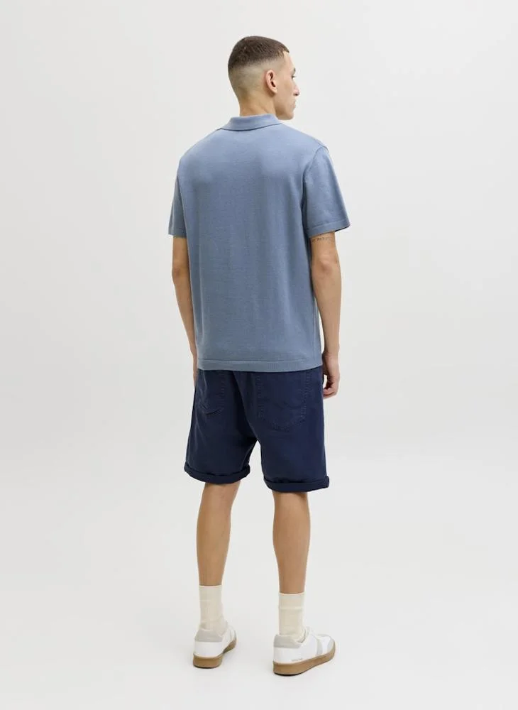 JACK & JONES Short sleeve knit Polo shirt