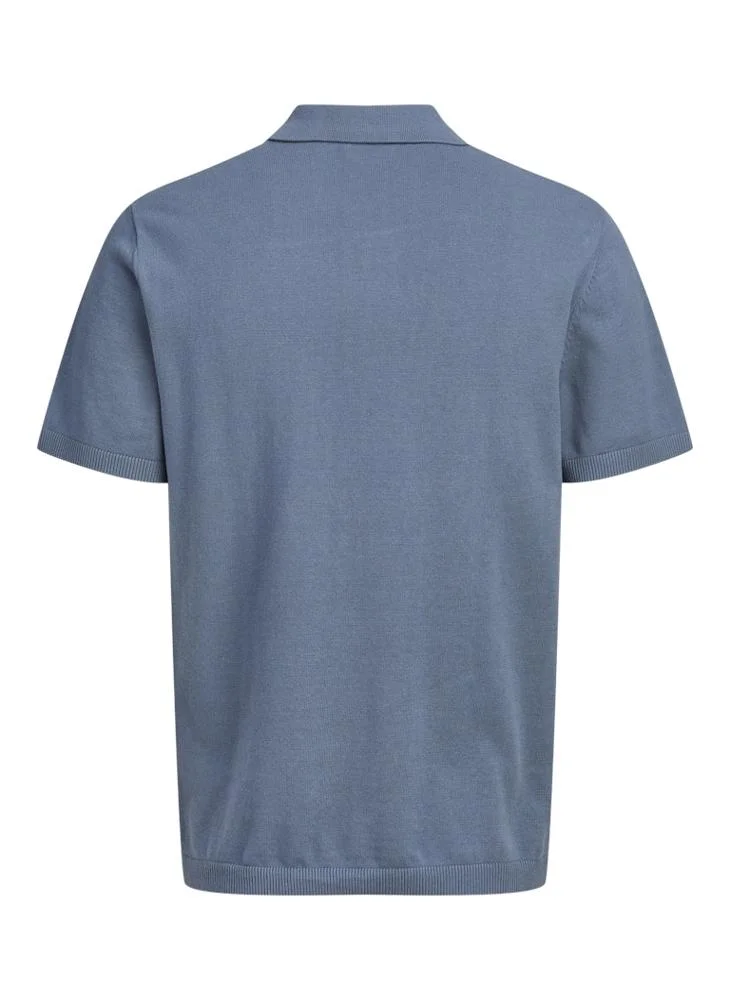JACK & JONES  Short sleeve knit Polo shirt for Men | Best Price UAE