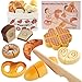 Smartwo Wooden Play Food Toys for ToddlerKids Baking Cutting Game SetChildren Kitchen Bakery Pretend PlayEarly Educational Toy Gift for Boys Girls - Image 2