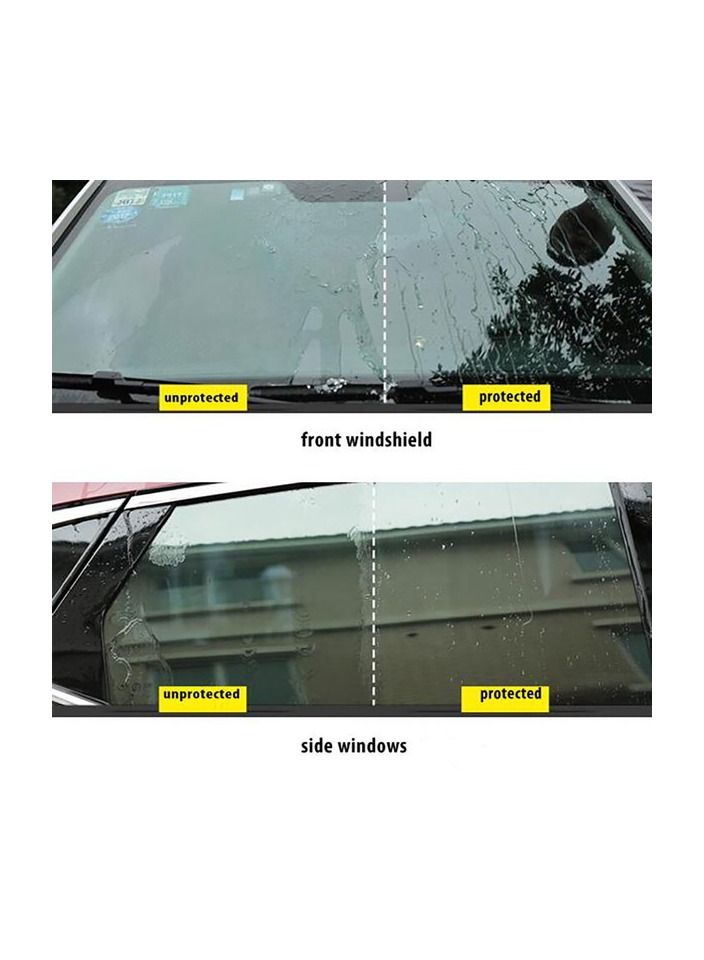 Generic 1-Bottle 50ML Car Safe Driving Windshield Clear Vision Liquid Water Repellent Spray,Long Lasting Nano Hydrophobic Protection Coating  - Image 3