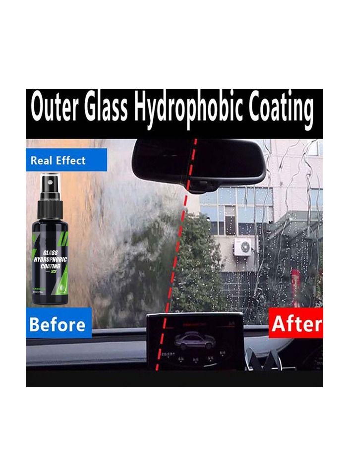 Generic 1-Bottle 50ML Car Safe Driving Windshield Clear Vision Liquid Water Repellent Spray,Long Lasting Nano Hydrophobic Protection Coating  - Image 2