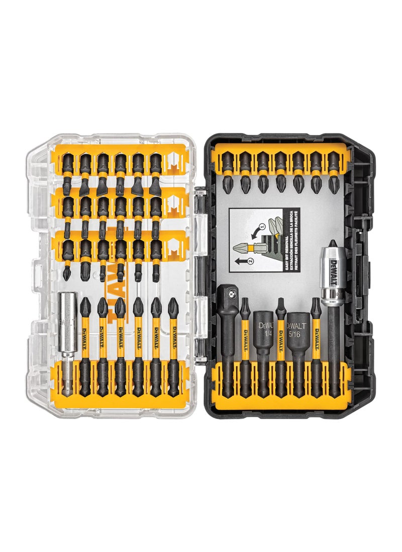 DEWALT DEWALT Screwdriver Bit Set, Impact Ready, FlexTorq, 40-Piece (DWA2T40IR)  - Image 1