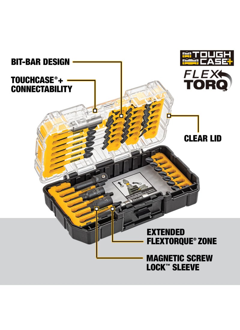 DEWALT DEWALT Screwdriver Bit Set, Impact Ready, FlexTorq, 40-Piece (DWA2T40IR)  - Image 3