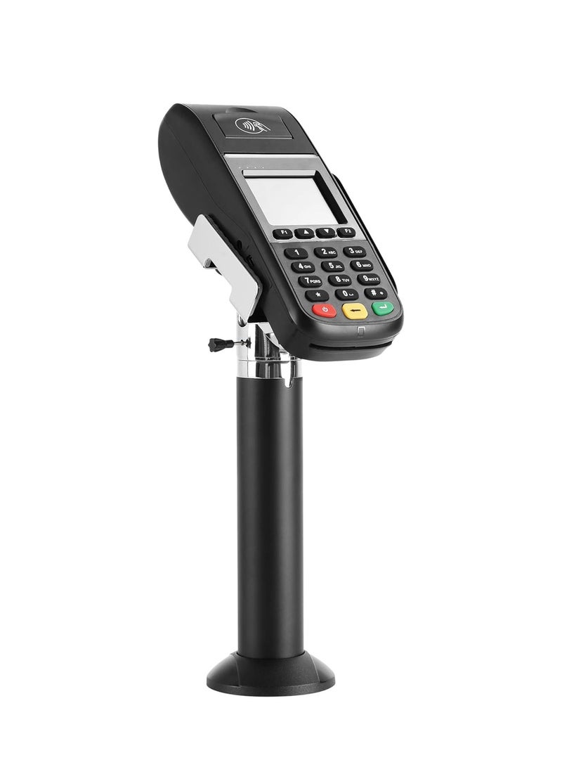 NEWSTAR Universal Credit Card Terminal Stand POS | Adjustable Mount for VeriFone, Ingenico & First Data Card Readers | Tilt, Swivel, Adhesive or Bolt-Down Installation | Cable Management, 9.8-Inch Pole - Image 1