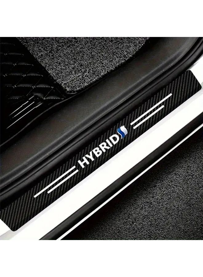 9 Pieces Car Door Sill Protector Stickers Self Adhesive Waterproof Scratch Resistant For Most Vehicles - Image 4