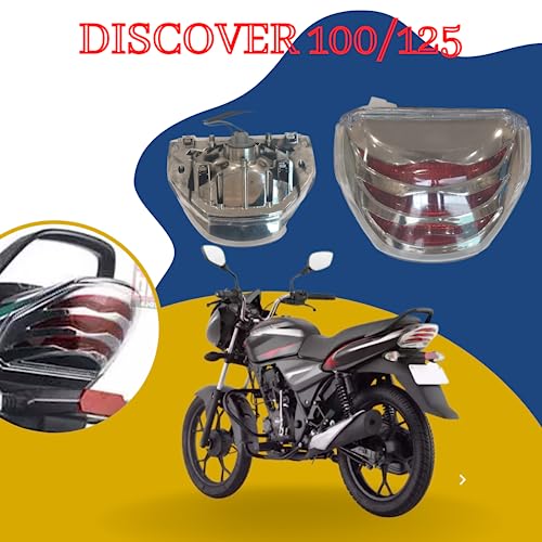 APSMOTIV Tail Light Assembly Bajaj Discover 100cc/125cc W/O BULB PMMA Halogen break light - Image 2