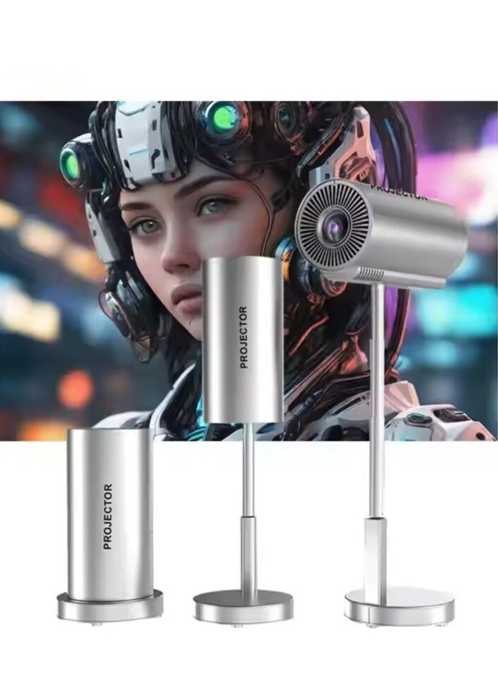 Mini Projector WiFi Bluetooth Portable Projector 1080P  Video Projector Telescopic Stand Outdoor Movie Projector - Image 1