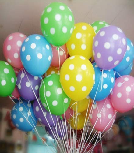Smart Picks Smart Picks Birthday Party Polka Dot Balloons Pack of 50  - Image 4