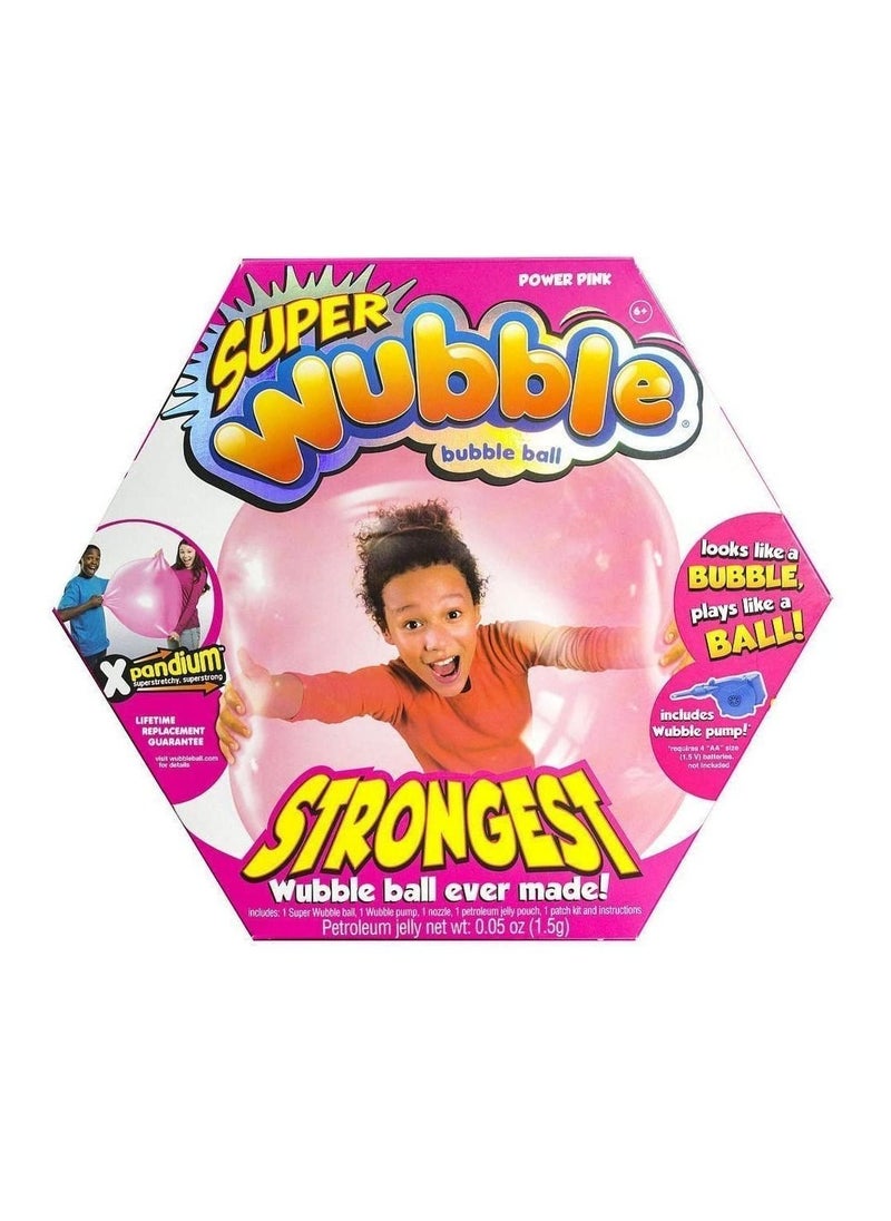 Wubble Bubble - Super Wubble Bubble Ball w/Pump Pink - Image 1