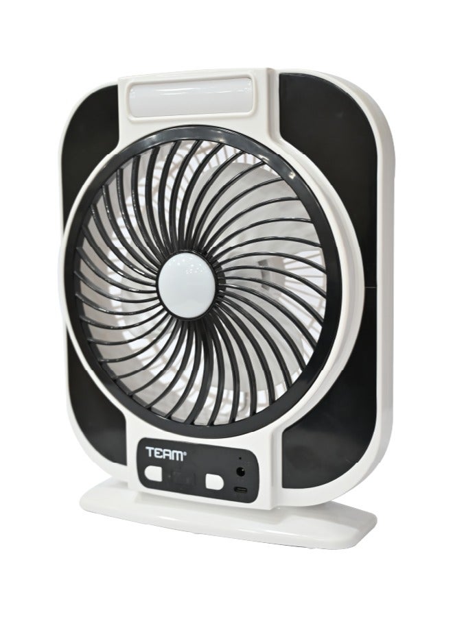 TEAM Rechargeable Fan | Long-Lasting Fan | Multifunctional | Compact Portable Fan. - Image 1