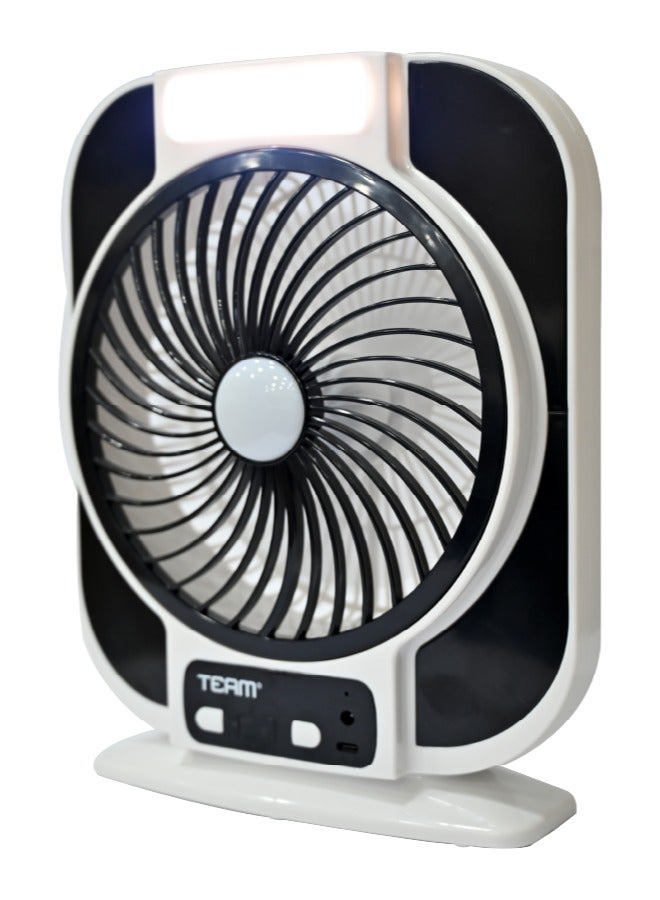 TEAM Rechargeable Fan | Long-Lasting Fan | Multifunctional | Compact Portable Fan. - Image 2