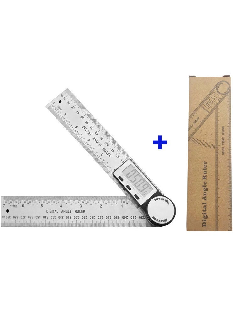 Chabeia 8 inch/200mm, Digital Protractor, Stainless Steel, Electronic Angle Ruler, Angle Gauge, Goniometer,Miter Gauge - Image 2