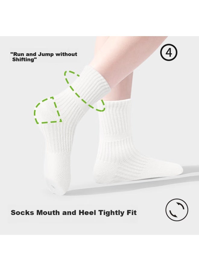 Barbie Children's Socks Student White Socks Campus Boys Spring Summer Cotton Socks Girls White Mesh Sports Socks - Image 5