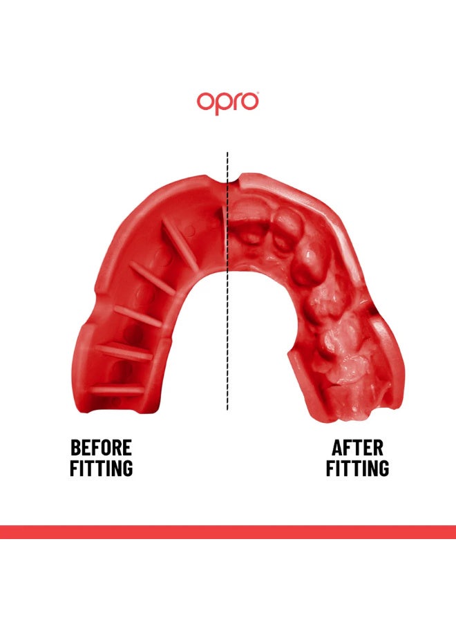 OPRO SELF FIT UFC BRONZE RED ADULT - Image 3