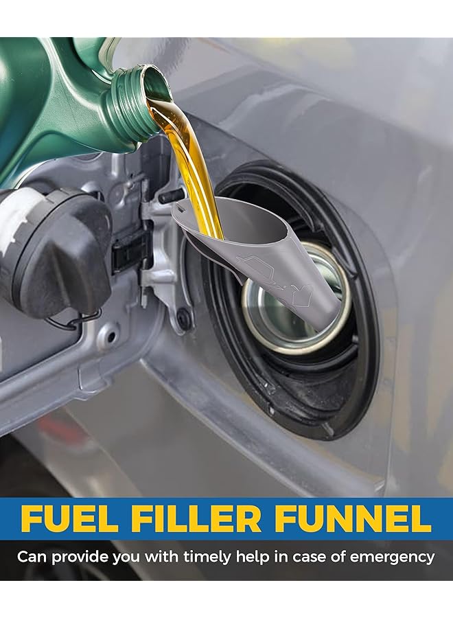 Car Fuel Funnel - Portable Diesel, Universal Plastic Multifunctional Engine Oil Funnel, Compatible With 1782177,1833948,2050651,2094164 - Image 4