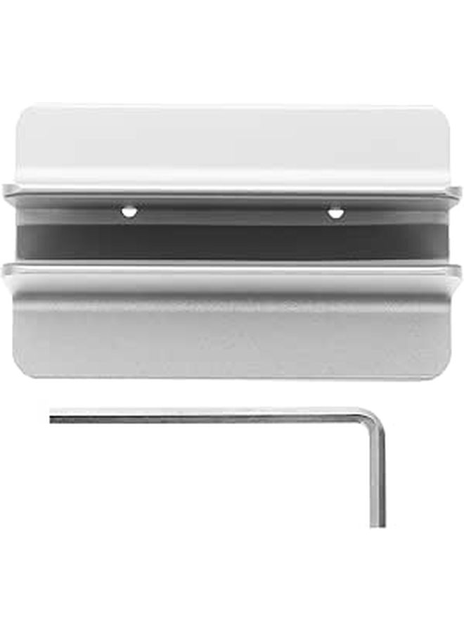 Aluminum Alloy Vertical Laptop Stand with Cooling Desktop Rack Silver Holder for Notebook Tablet - Image 1