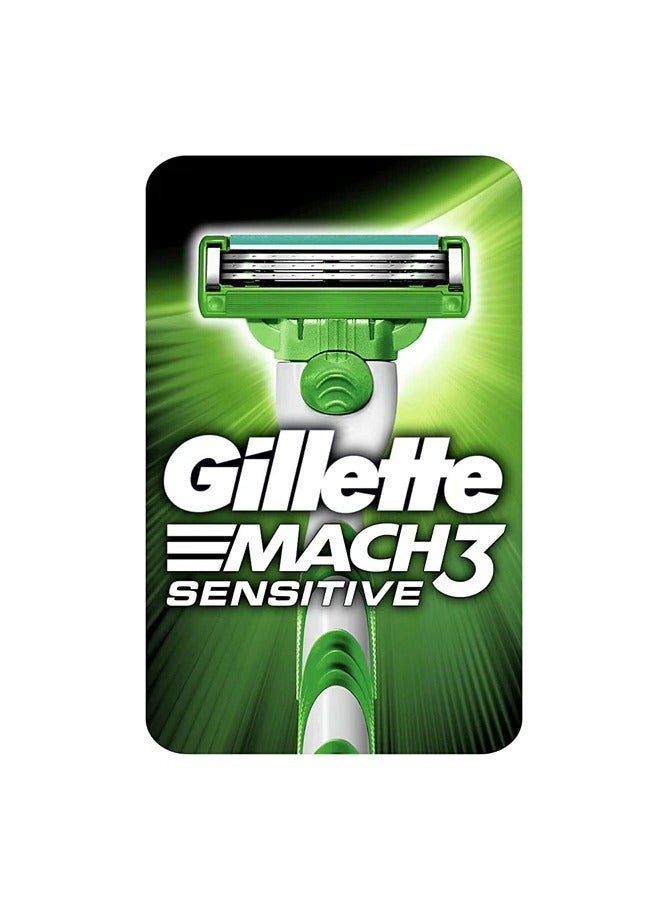 Gillette Mach3 Sensitive Razor (1 Handle + 1 Blade)