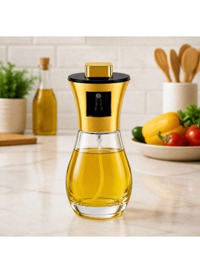 Oil sprayer for cooking, grilling, and air fryer use – Stylish refillable bottle for spraying olive oil, vinegar, or water – Versatile and ideal for salads and baking - Image 1