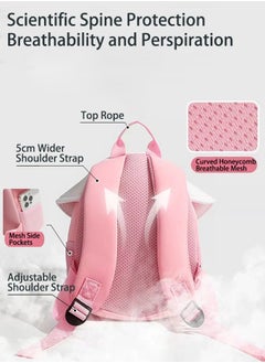 Generic Cute Mushroom Backpack for Kids,Mini Travel Bag for 1-6 Years,Perfect Kindergarten Gift，Suitable for children 60-130cm tall（pink）  - Image 3