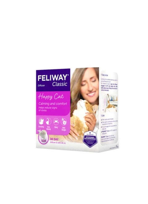 Happy Cat Calming and Comfort Diffuser & Refill 48 ml