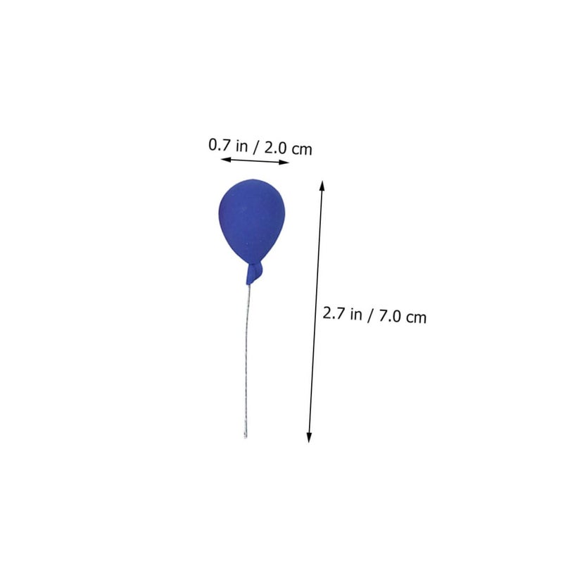 8Pcs Miniature Clay Balloons For Dollhouse Decor Realistic Design Premium Quality - Image 3