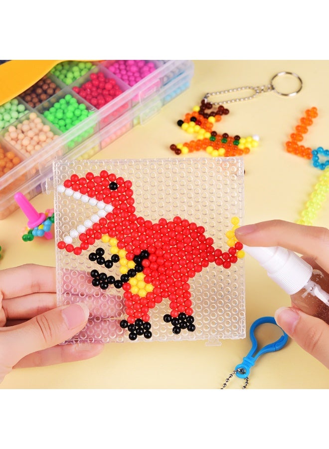 24 لون مضيئة المياه فيوز الخرز الحرفية مجموعة مع الملحقات وفيرة متنوعة للمتعة الإبداعية التي لا نهاية لها ومشاريع متوهجة لتقوم بها بنفسك - Image 4
