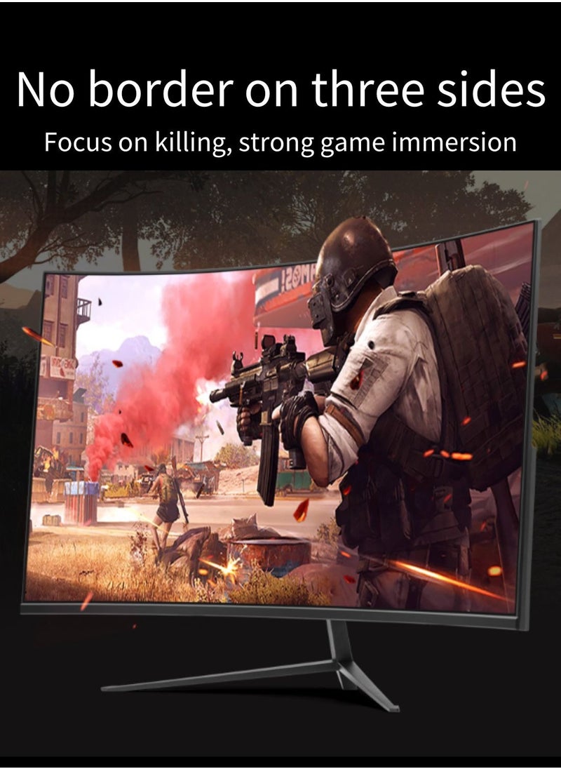 HILUKE - 32 Inch 2K Computer Monitor, IPS 1440p Monitor with Ultra-Thin Bezels, HDR10, Freesync/G-sync, HDMI/DP Ports, Tilt Adjustable, Eyecare, Ideal for Business, Office, and Casual Gaming - Image 1