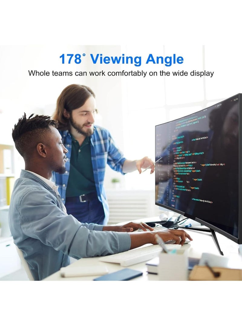 HILUKE - 32 Inch 2K Computer Monitor, IPS 1440p Monitor with Ultra-Thin Bezels, HDR10, Freesync/G-sync, HDMI/DP Ports, Tilt Adjustable, Eyecare, Ideal for Business, Office, and Casual Gaming - Image 1