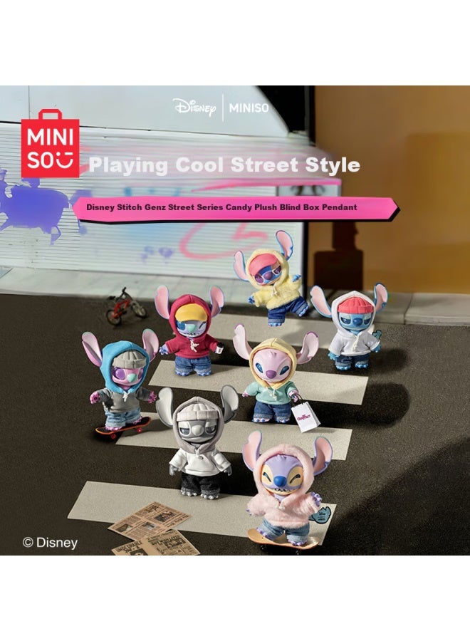 Miniso Disney Sch Genz Street Series Resin Plush Blind Box Pendant Action Figure Toy Birthday Gift - Image 1