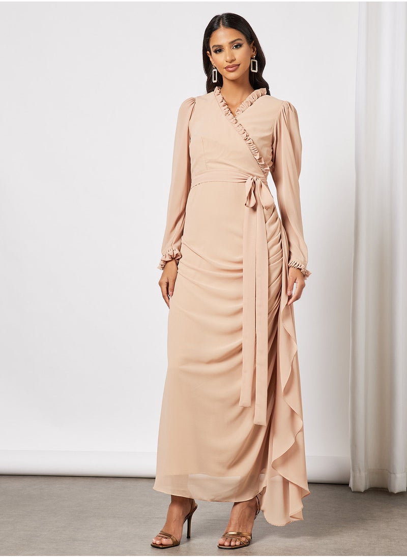 Zoey - Wrap Detail Dress For Women - Image 1