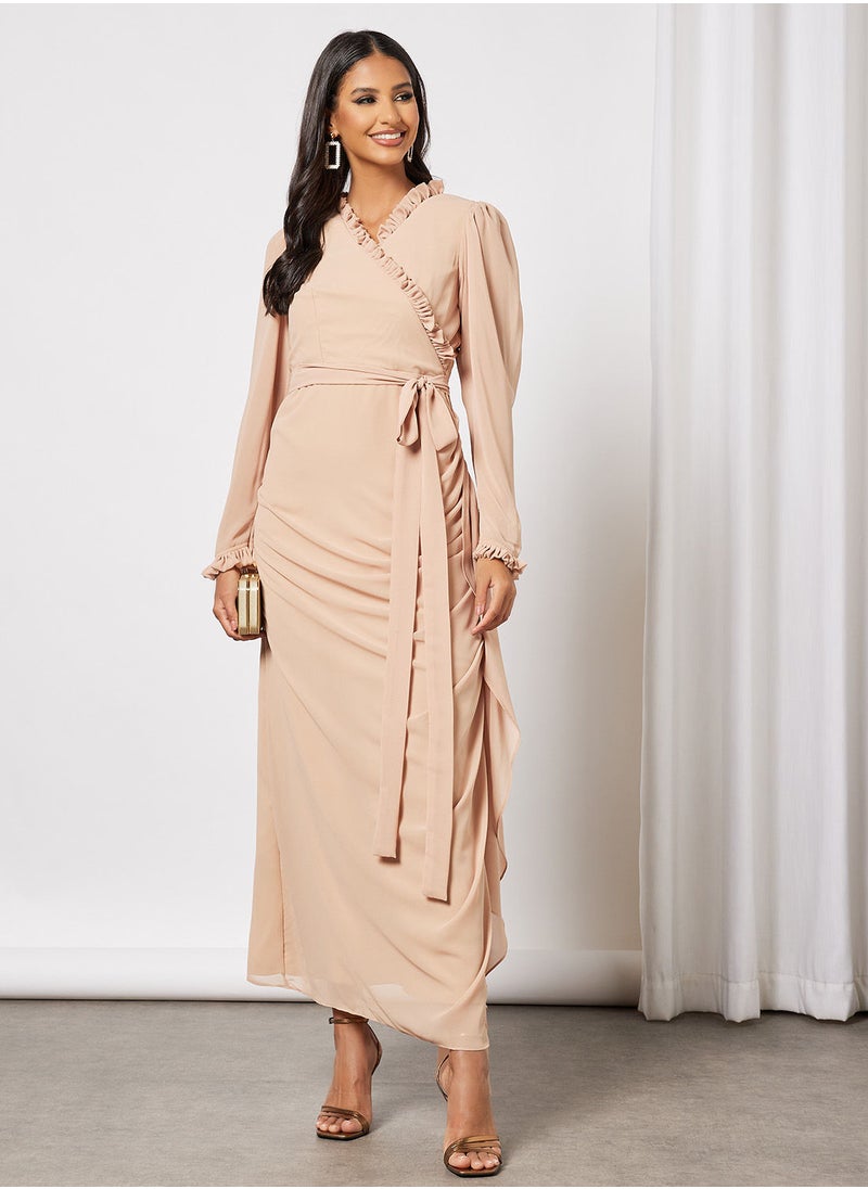 Zoey - Wrap Detail Dress For Women - Image 1