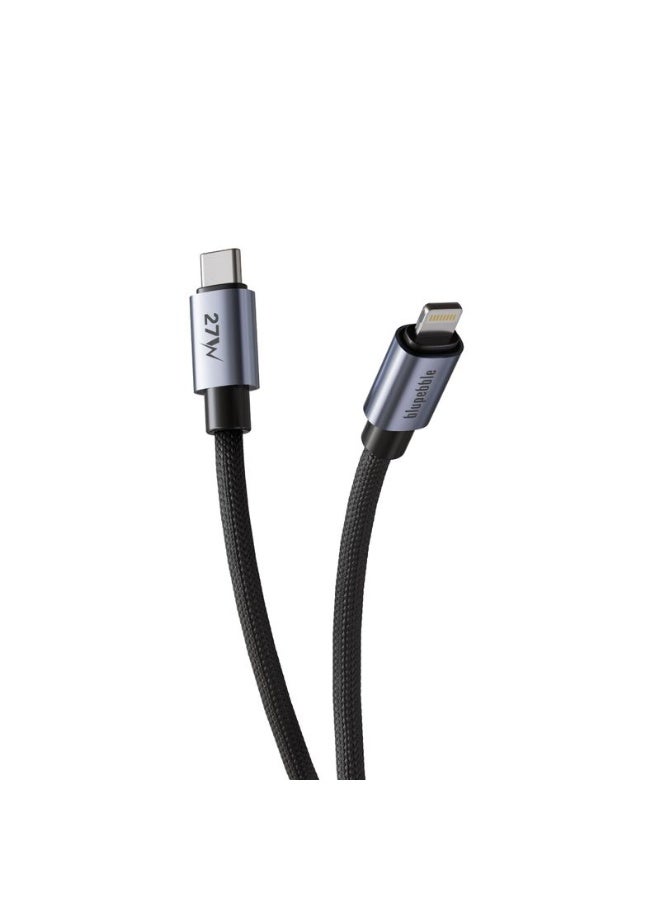 Blupebble PowerFlow 27W USB-C To Lightning Braided Cable 2M - Image 2