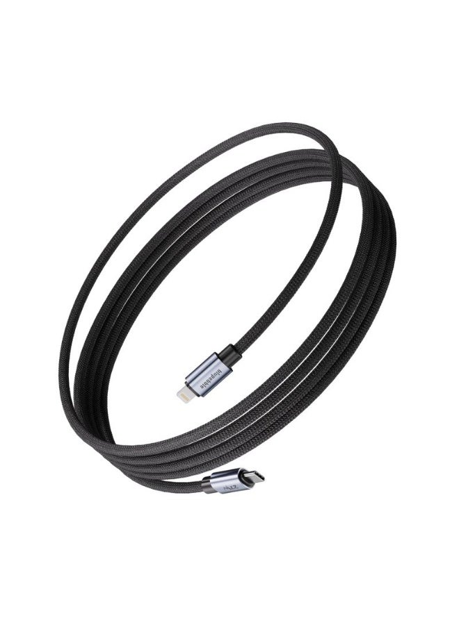 Blupebble PowerFlow 27W USB-C To Lightning Braided Cable 2M - Image 3