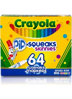 Crayola Pip-Squeaks Skinnies Washable Markers (64 Pack) - pzsku/Z4524E5AC98A2AEFD4B20Z/45/_/1730628981/e14943ef-8907-453a-9258-63654da9128a