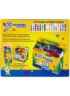 Crayola Pip-Squeaks Skinnies Washable Markers (64 Pack) - pzsku/Z4524E5AC98A2AEFD4B20Z/45/_/1730629013/246adadc-1cd8-4c2e-904f-8ced25cd281b