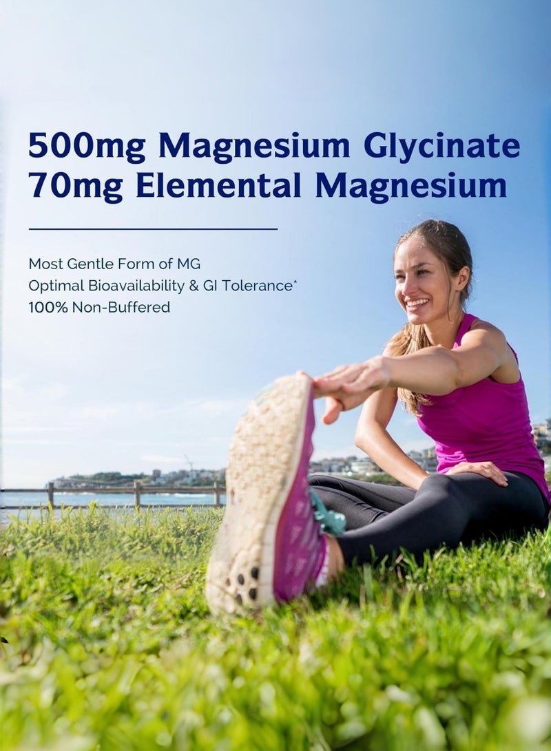 Magnesium Glycinate High Absorption Magnesium Glycinate Capsules 120 Capsules - Image 2