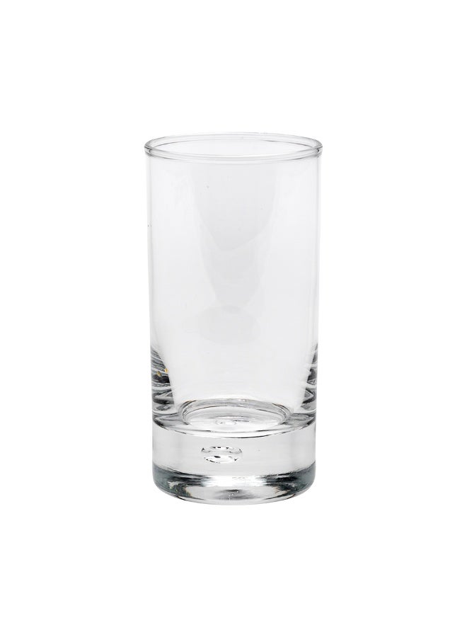 Restaurantware 3.3 Ounce Dessert Shooters, 6 Fine-Blown Shooter Glasses - Slender Silhouette, Serve Appetizers, Shots, Or Tasting, Clear Glass Parfait Glasses, Dishwashable, For Parties or Weddings - Image 1