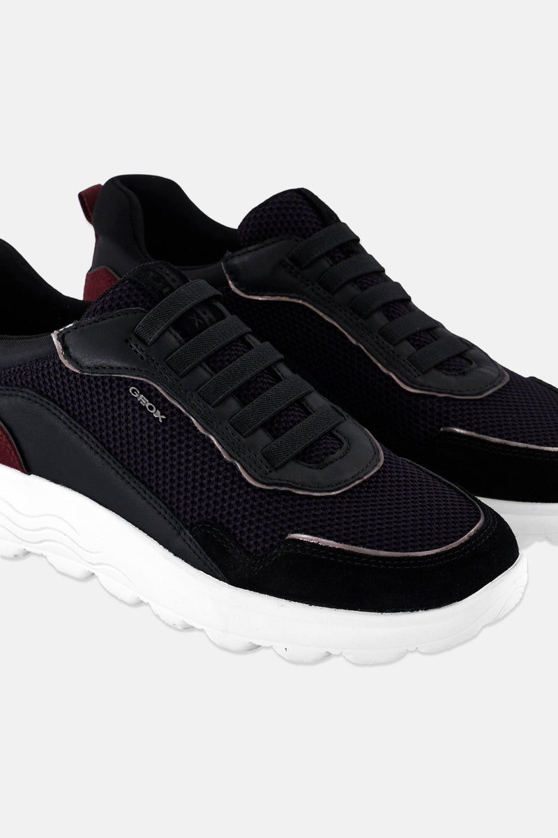 GEOX Women Spherica Lace Up Casual Sneaker, Multicolor - Image 2