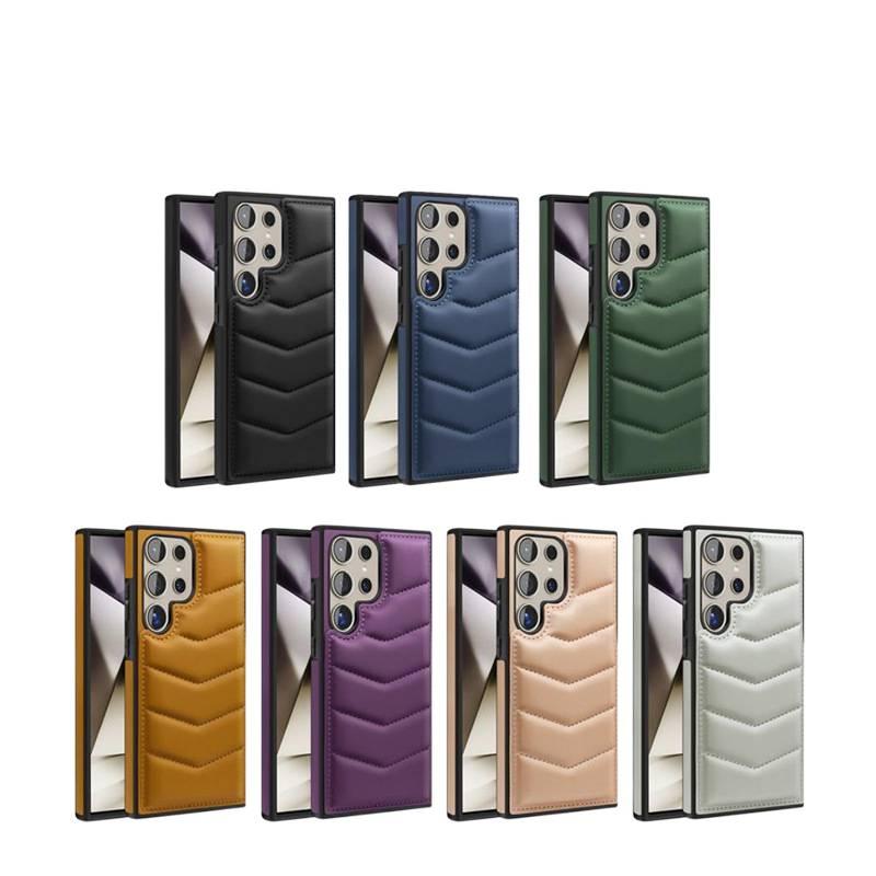 MagSafe Case | Shockproof Cover for Samsung Galaxy S22 Ultra | Drop Protection | Leather Texture Card Holder - Image 3