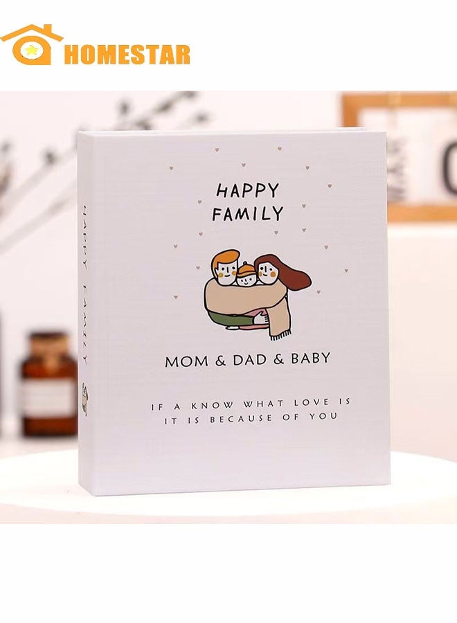 HOMESTAR 200 Pockets Stamping Photo Album for 6 Inches Photos, Portable Photo Album for Family, Wedding, Boys, Girls - Image 2