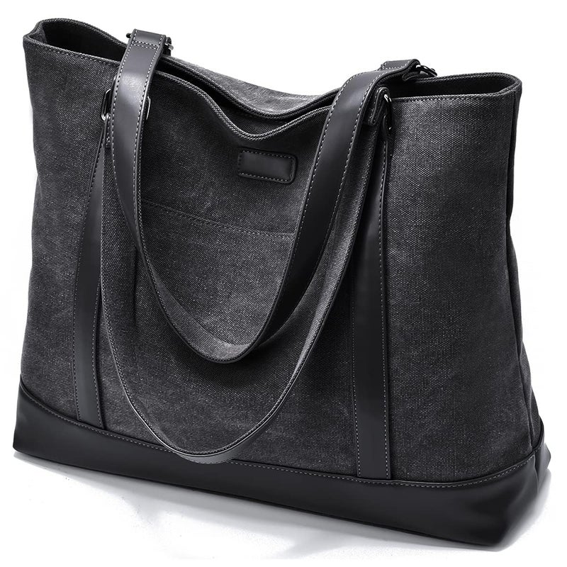Barsine Large Tote Bags for Women 15.6 Inch Laptop Bag Lightweight Canvas Professional Work Briefcase  - Image 1