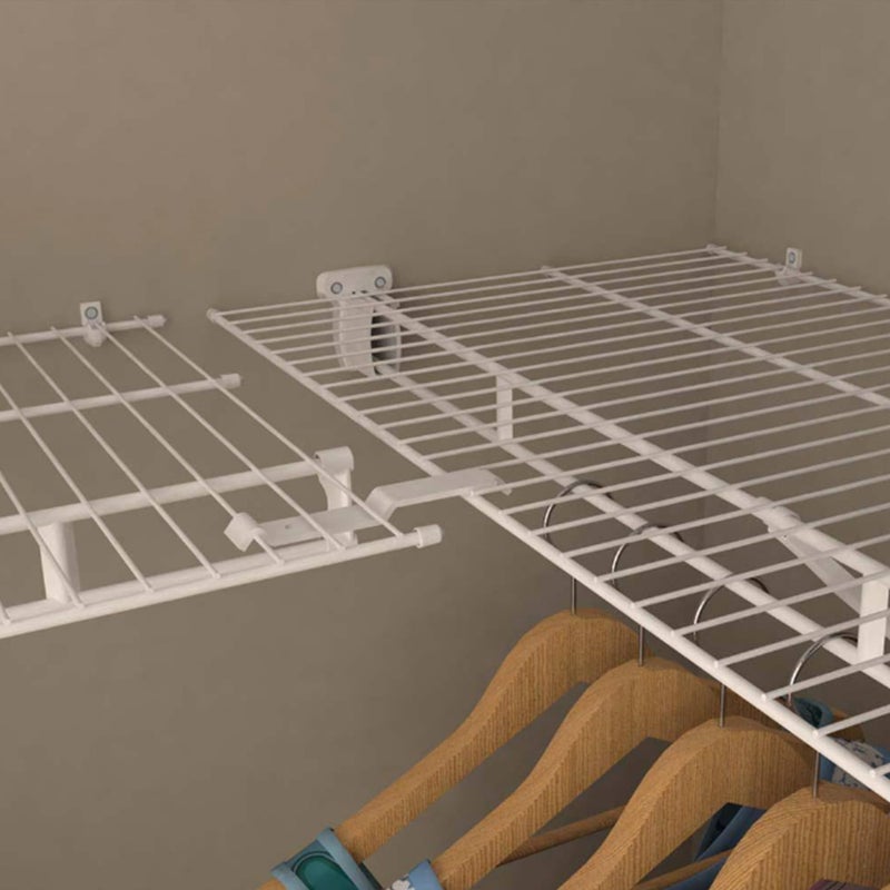 أيه أيه دعامة زاوية رف سلكية بيضاء مقاس 3 بوصات بديلة لخزانة Closetmaid 1001 - Image 4