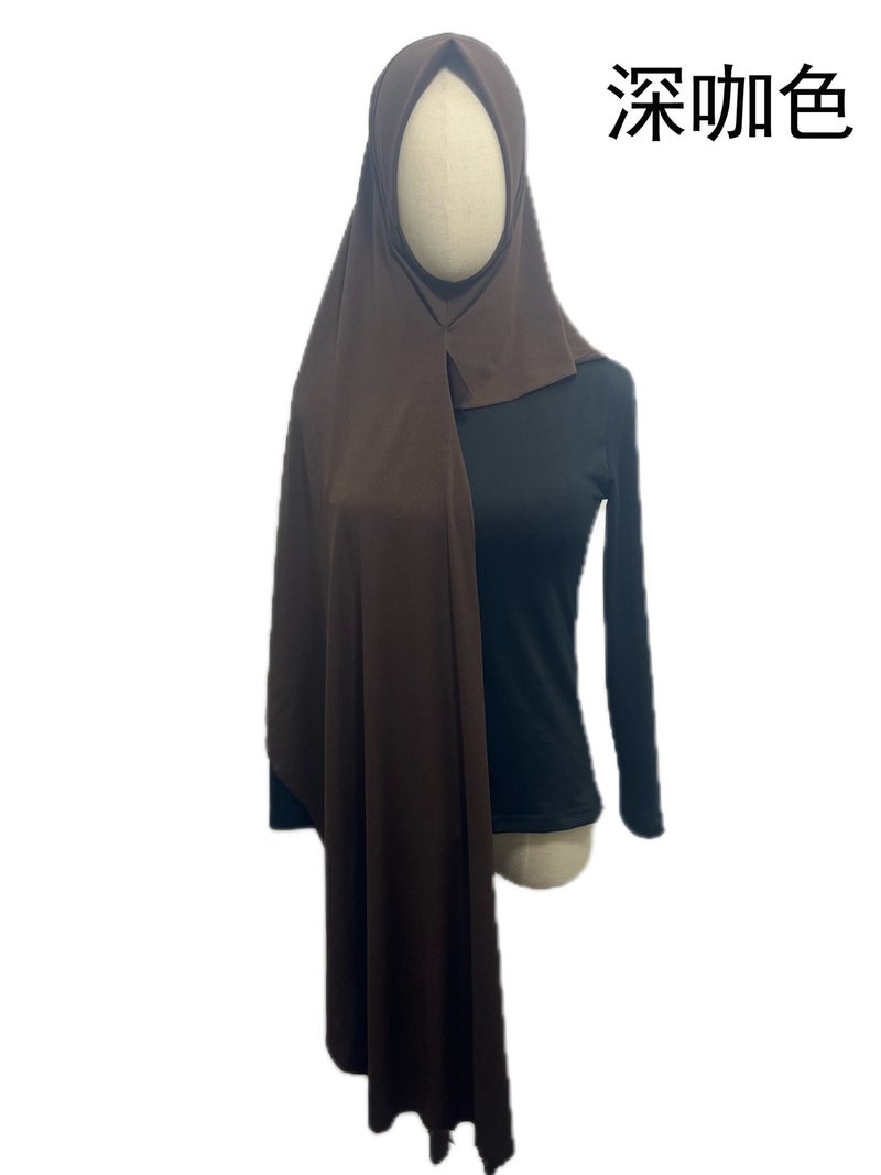 New Crystal Linen Full Wrap Scarf Headscarf Gauze Solid Color Ladies Outdoor W039 - Image 5