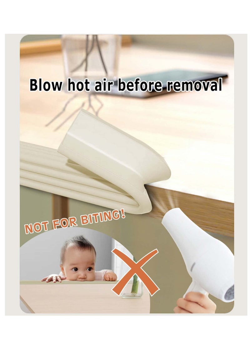 DOOKOO Baby Proofing Edge and Corner Guard Protector Set For Furniture or Tables 4m Edges u0026 4 Foam Corners - Image 3