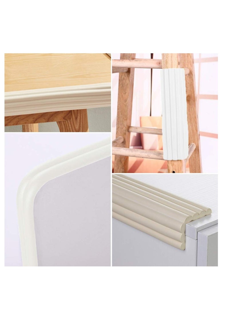 DOOKOO Baby Proofing Edge and Corner Guard Protector Set For Furniture or Tables 4m Edges u0026 4 Foam Corners - Image 2