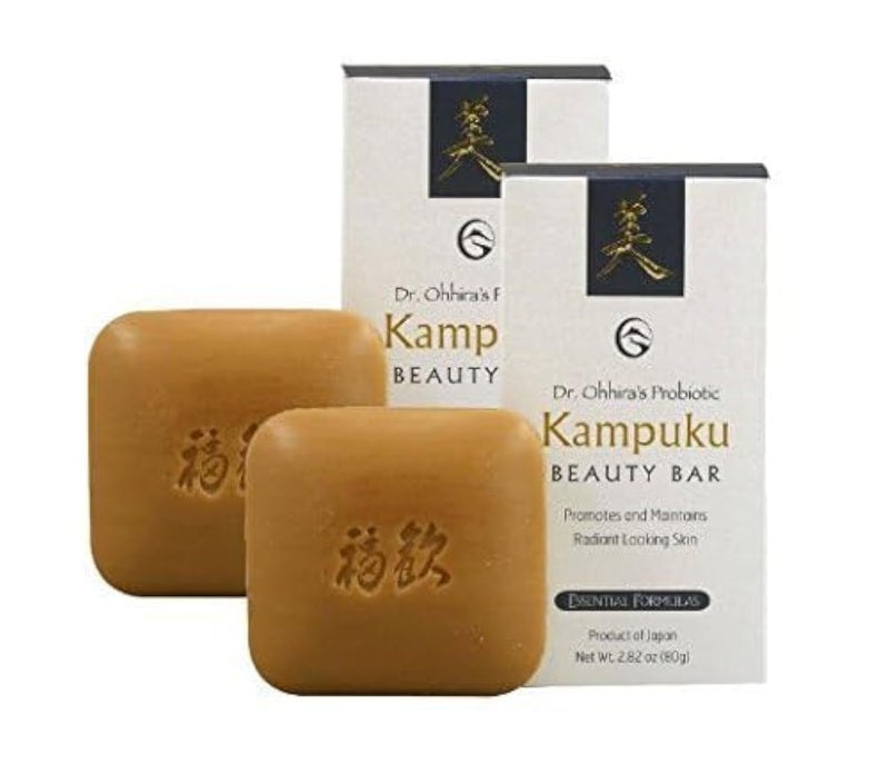 Dr. Ohhira's Probiotics Essential Formulas Kampuku Beauty Bar, 2 Pack