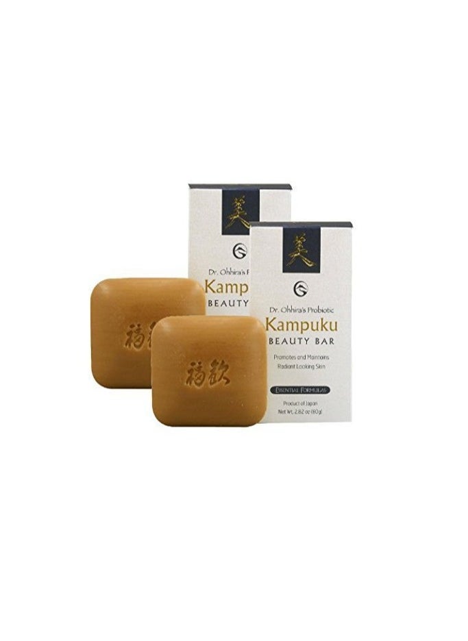 Dr. Ohhira's Probiotics - Essential Formulas Kampuku Beauty Bar, 2 Pack - Image 1