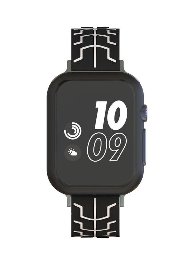 NIBEMINENT Fashion Fishbone Pattern Watch Strap For Apple Series 3 & 2 1 42mm Black/White - Image 3