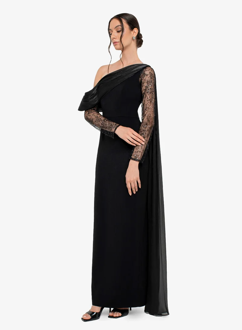CHASE One Shoulder Maxi Dress